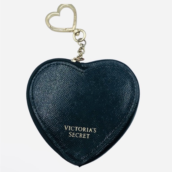 NWT Victoria’s Secret Heart Shaped Coin Case Keychain/ Bag Charm - Picture 2 of 3